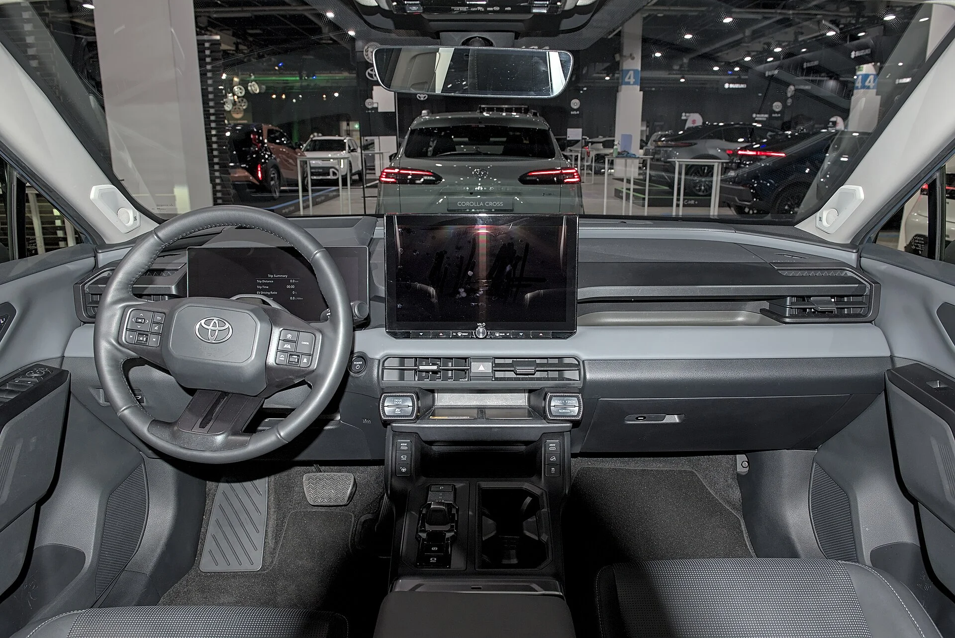 A 2026 Toyota RAV4, the redesigned hybrid-only generation